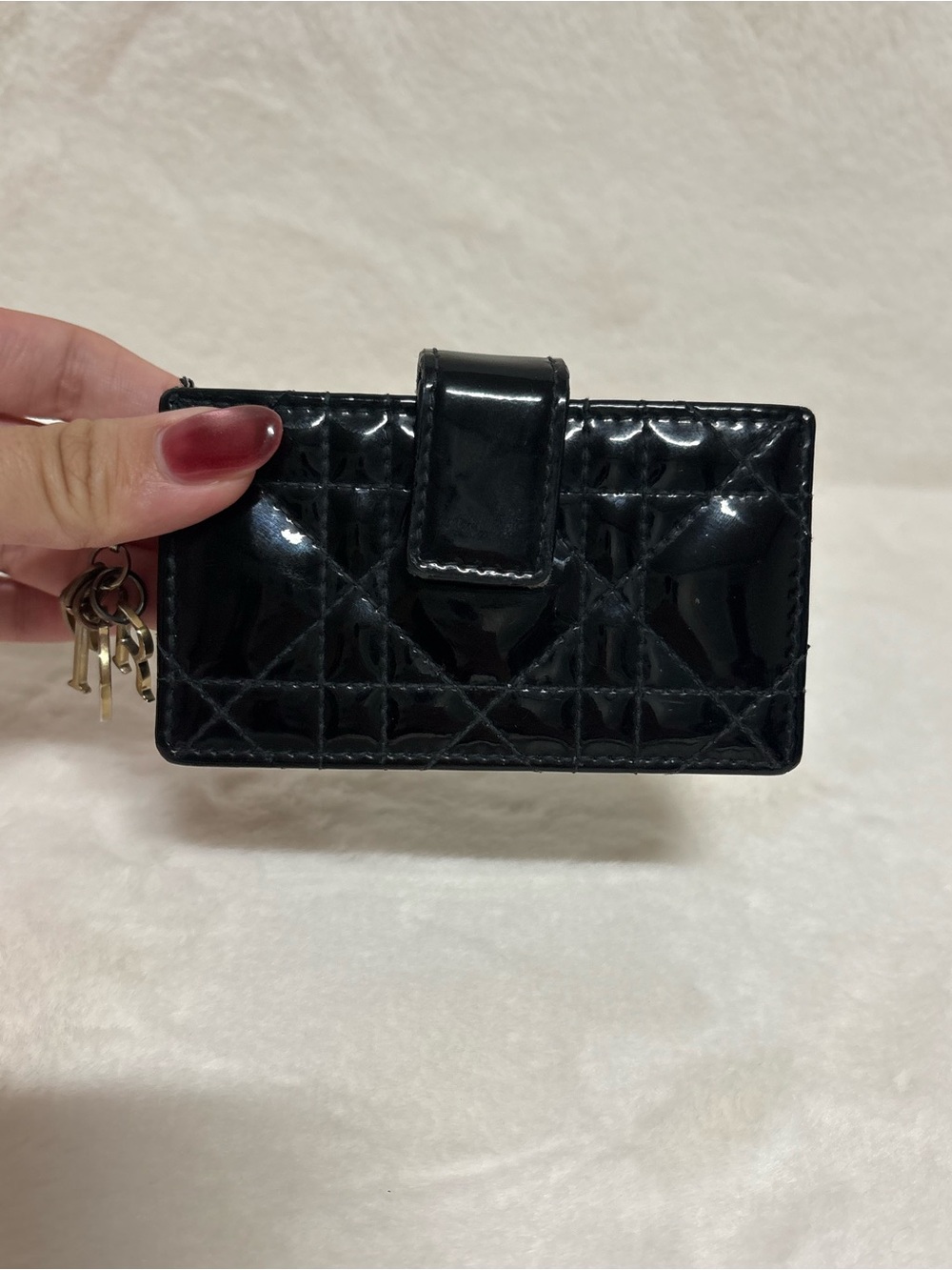 Dior lady card holder